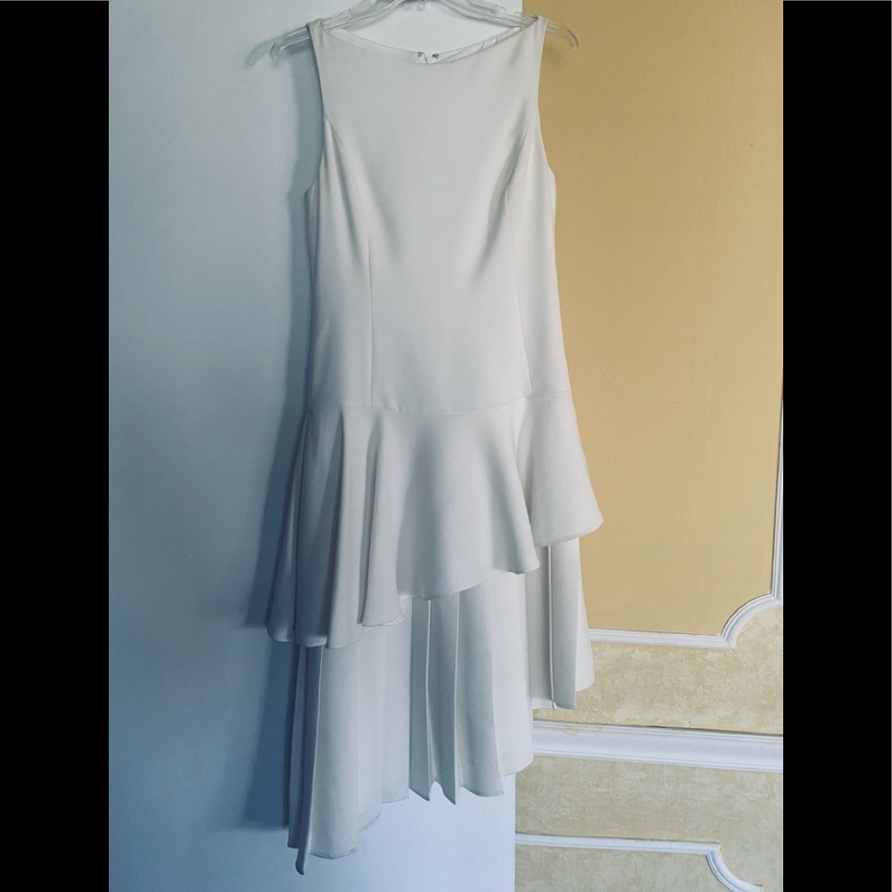 ADEAM ivory midi dress size M.